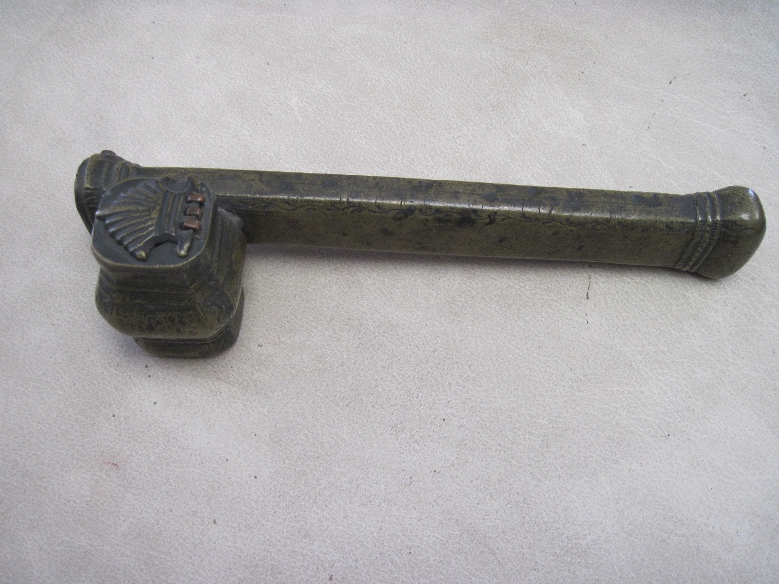 RARE ANTIQUE OTTOMAN TURKISH TRAVELING SCRIBE'S PEN BOX & INKWELL DIVIT