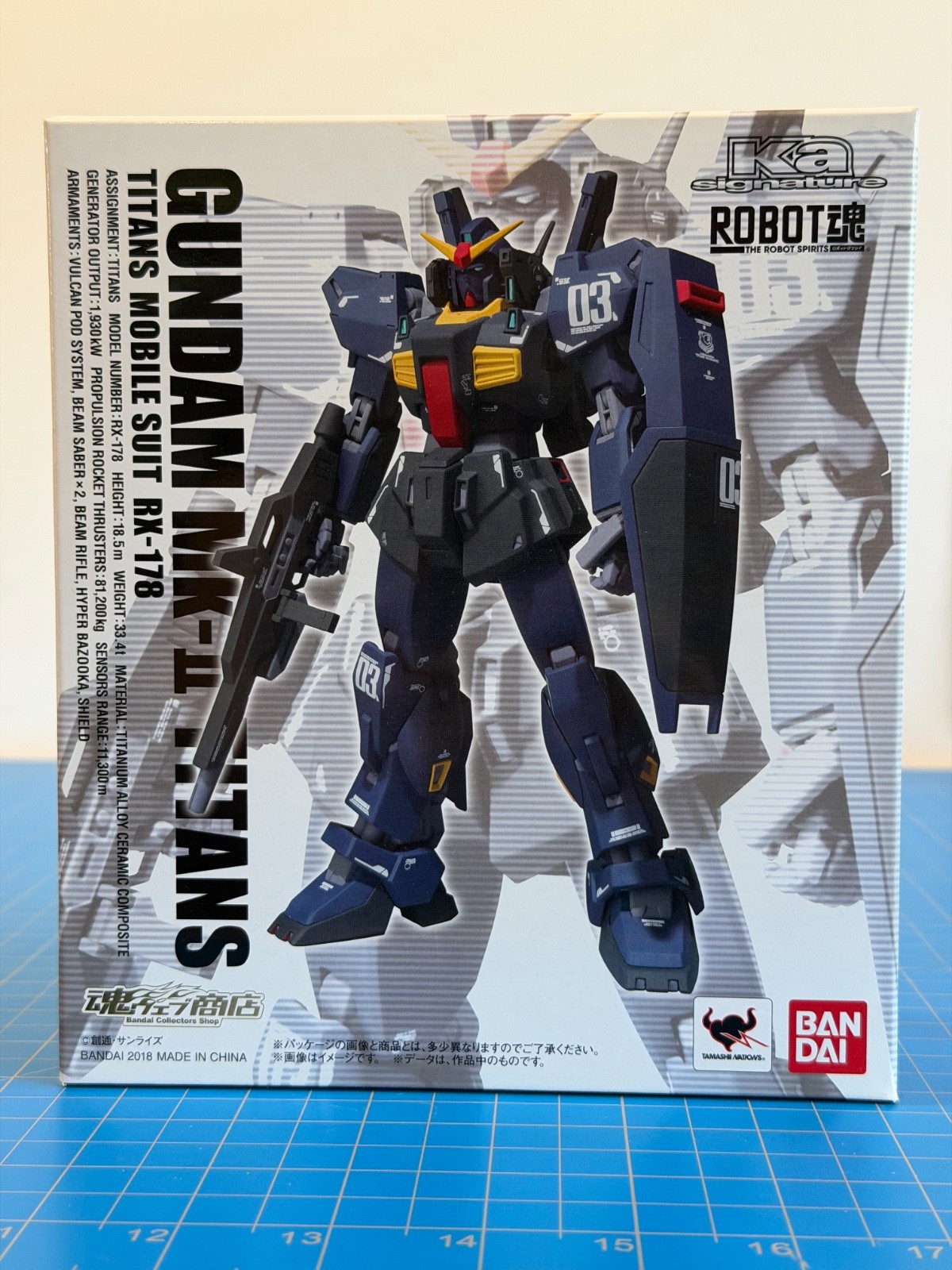 Bandai 2018 Robot Spirits Ka Signature GUNDAM MK-II TITANS RX-178