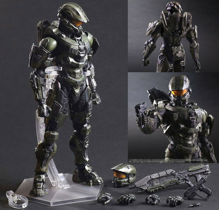 US！ Play Arts Kai HALO 5 MASTER CHIEF Action Figure Statue Model Collection Toy