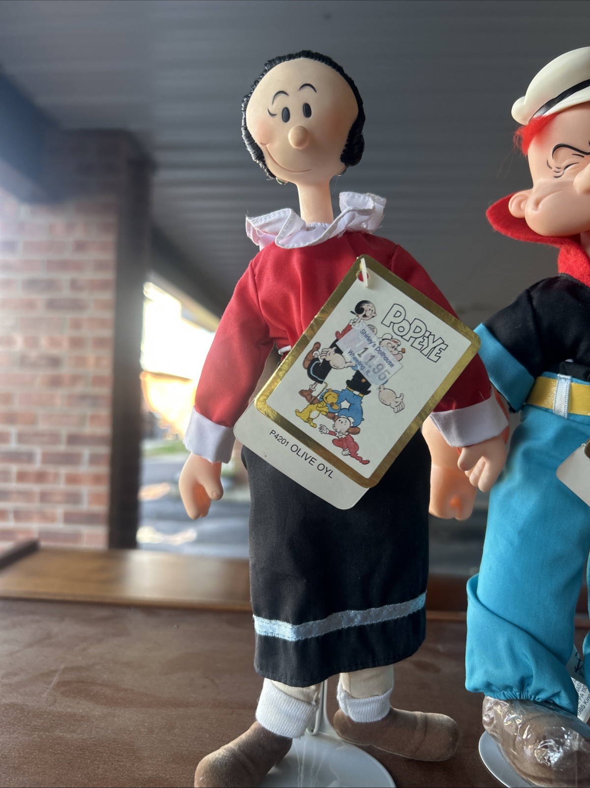 Lot Of 4 Vintage Popeye Dolls Lot Of 4 Vintage Popeye Dolls