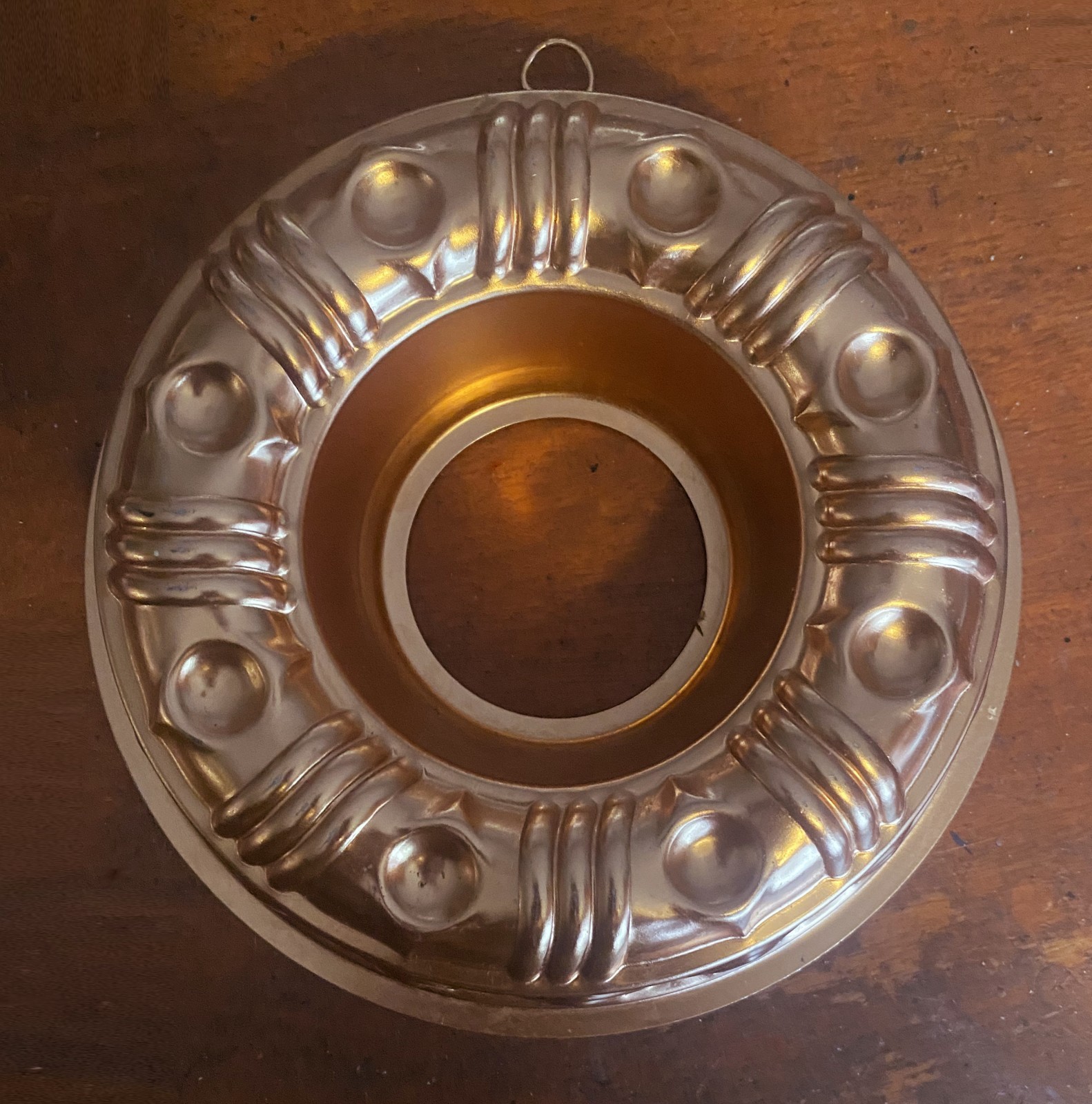 VTG Copper Bundt Pan Jello/Cake Mold Wall Hanging Round 3.5 Cups VTG Copper Bundt Pan Jello/Cake Mold Wall Hanging Round 3.5 Cups