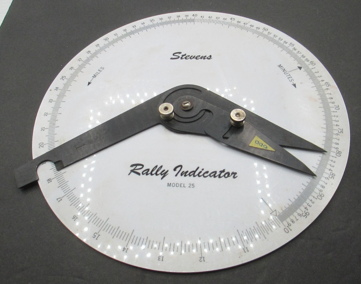 Vintage 9 inch Stevens Rally Indicator Model 25 B65 Vintage 9 inch Stevens Rally Indicator Model 25 B65