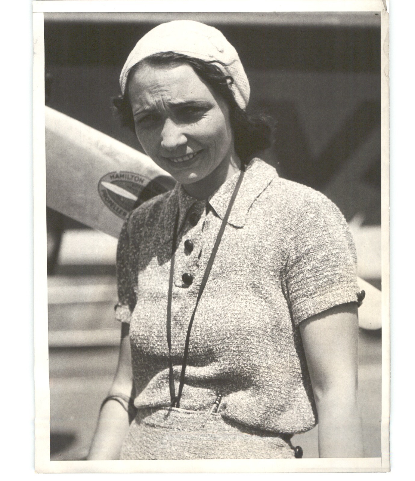 Woman Aviation Pilot MAY HAIZLIP to Race in National Air Race 1931 Press Photo