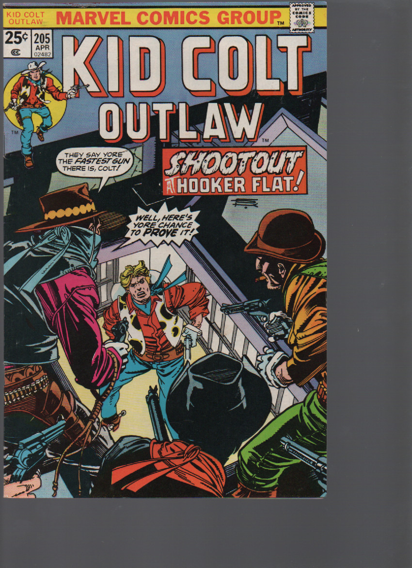 Marvel Comic, Kid Colt Outlaw #205