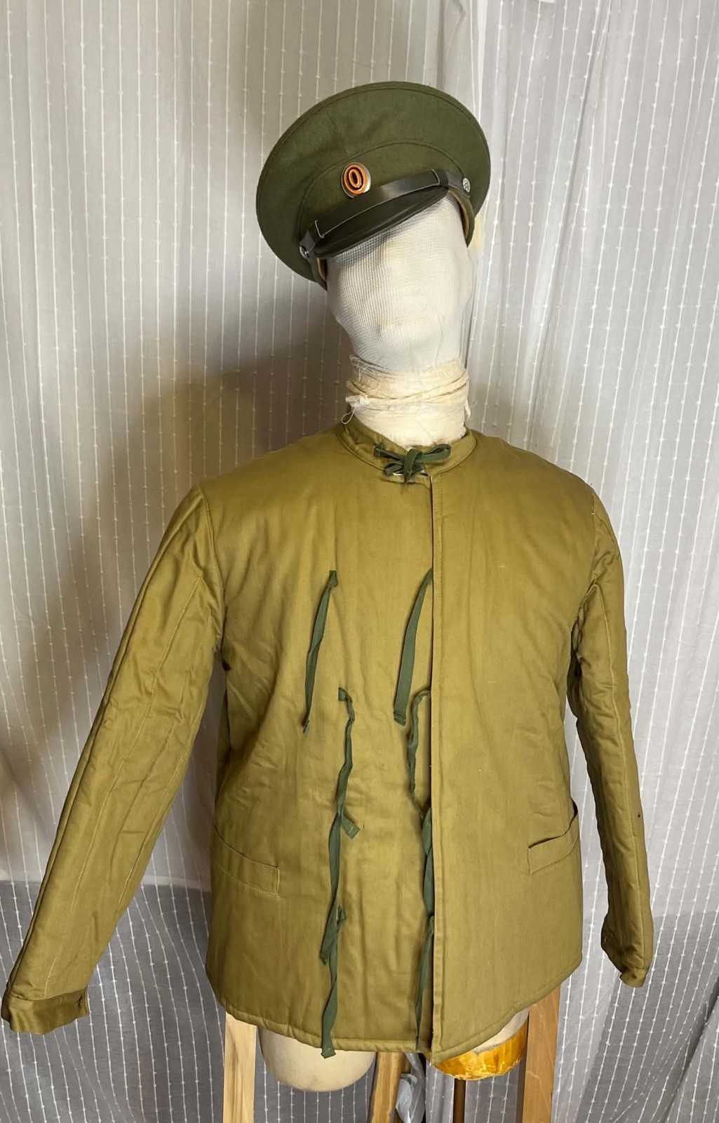 WWI Imperial Russian Padded Coat 1915 ( By Schuster) Size 56/176 Located In US