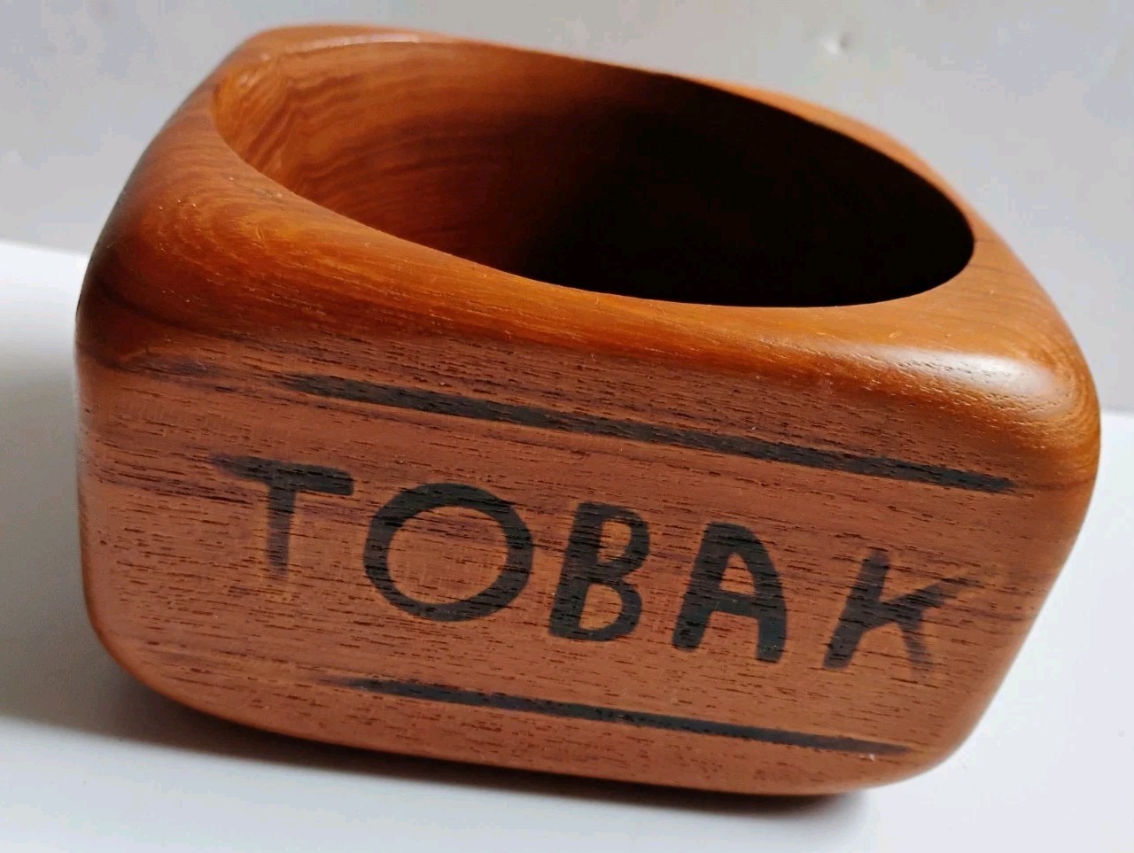 Vintage Sowe Konst Sweden Teak TOBAK Box Mid Century Modern Sigvard Nilsson MCM