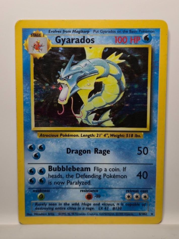 Gyarados #6 Base Set Holo