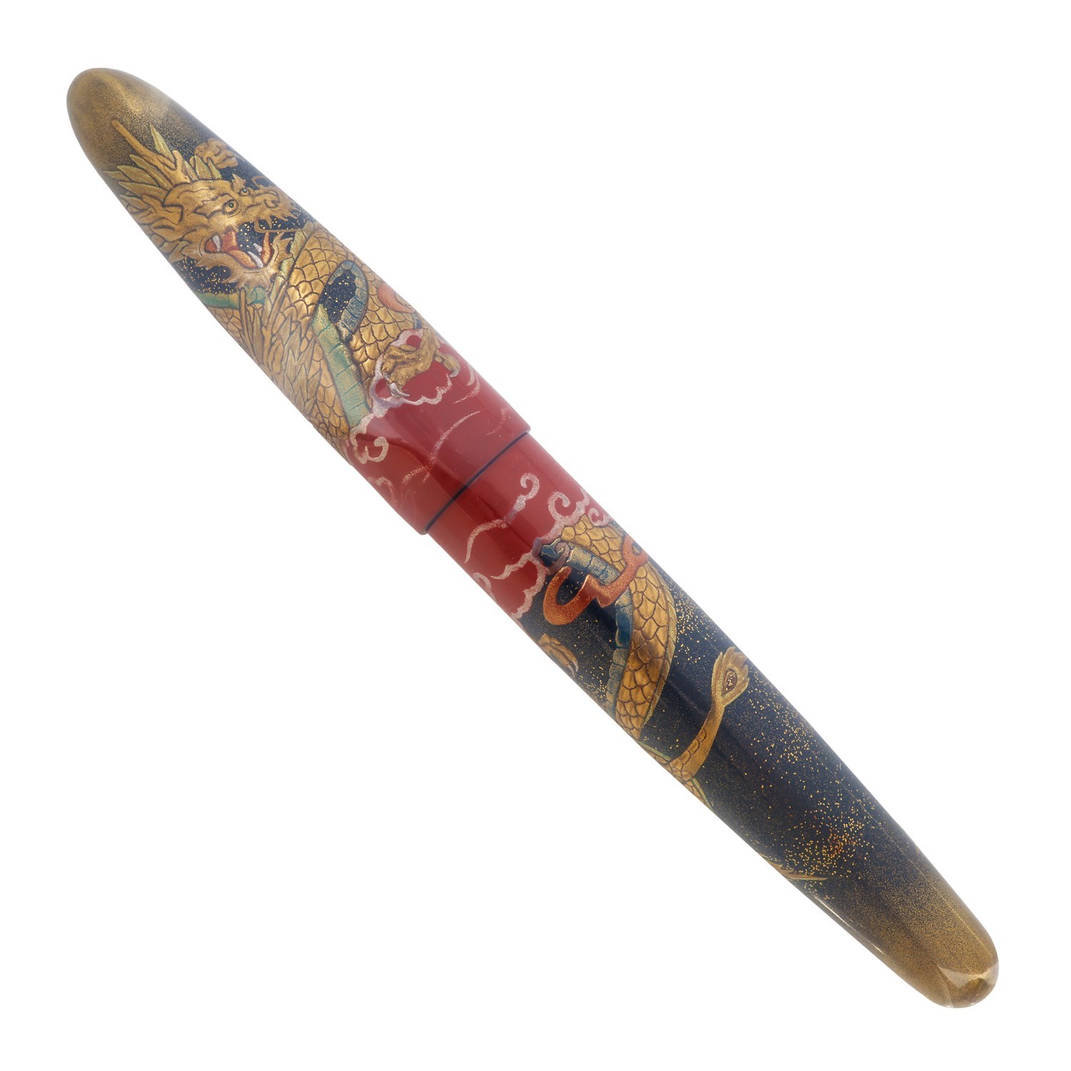 TACCIA Empress Limited Edition Maki-e Double Dragons Fountain Pen - RARE #20/20
