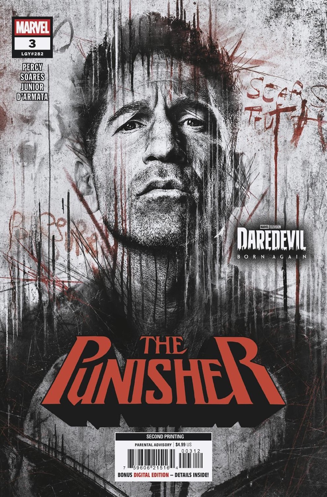 PUNISHER #3 JON BERNTHAL 2ND PRINT TV VARIANT COVER NM MARVEL COMICS 2026 PUNISHER #3 JON BERNTHAL 2ND PRINT TV VARIANT COVER NM MARVEL COMICS 2026
