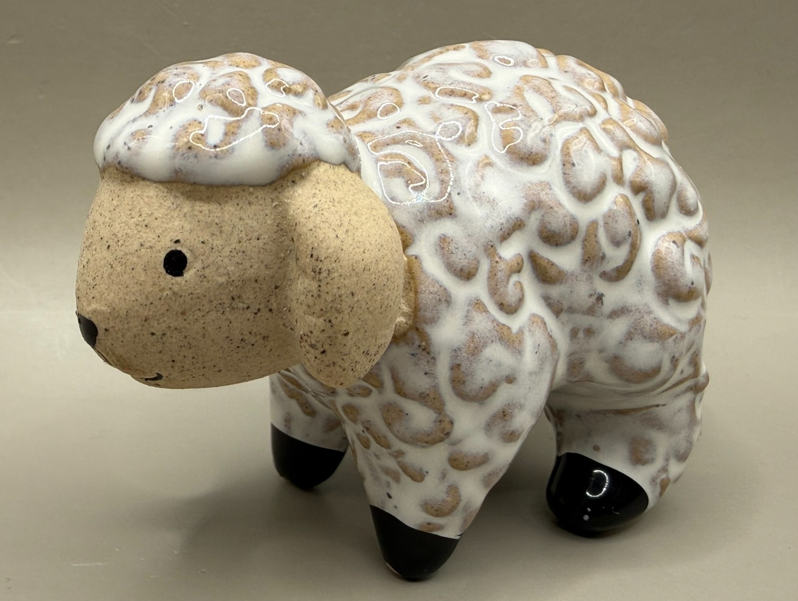 Studio Art Pottery Small Lamb Figurine