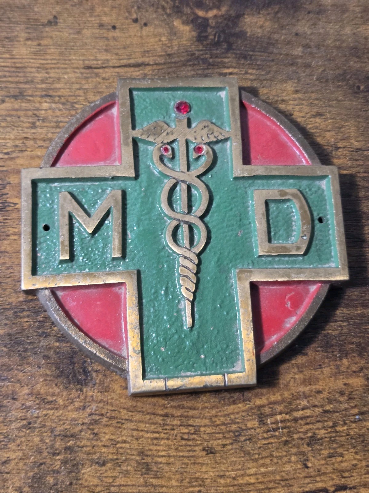 Vintage Antique Medical Doctor MD Car Grille Badge Emblem | Special Gift Idea Vintage Antique Medical Doctor MD Car Grille Badge Emblem | Special Gift Idea