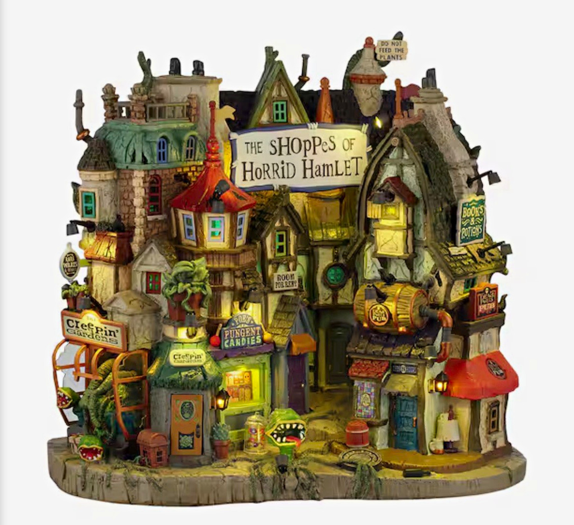 NEW Lemax® Spooky Town® The Shoppes of Horrid Hamlet NEW Lemax® Spooky Town® The Shoppes of Horrid Hamlet