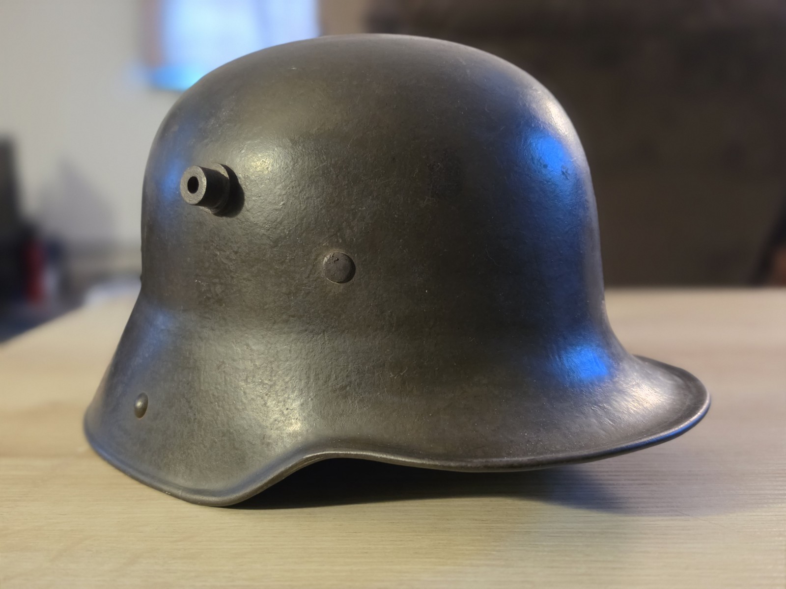 German Ww1 M16 Shell.  Original Paint. Marked ET64