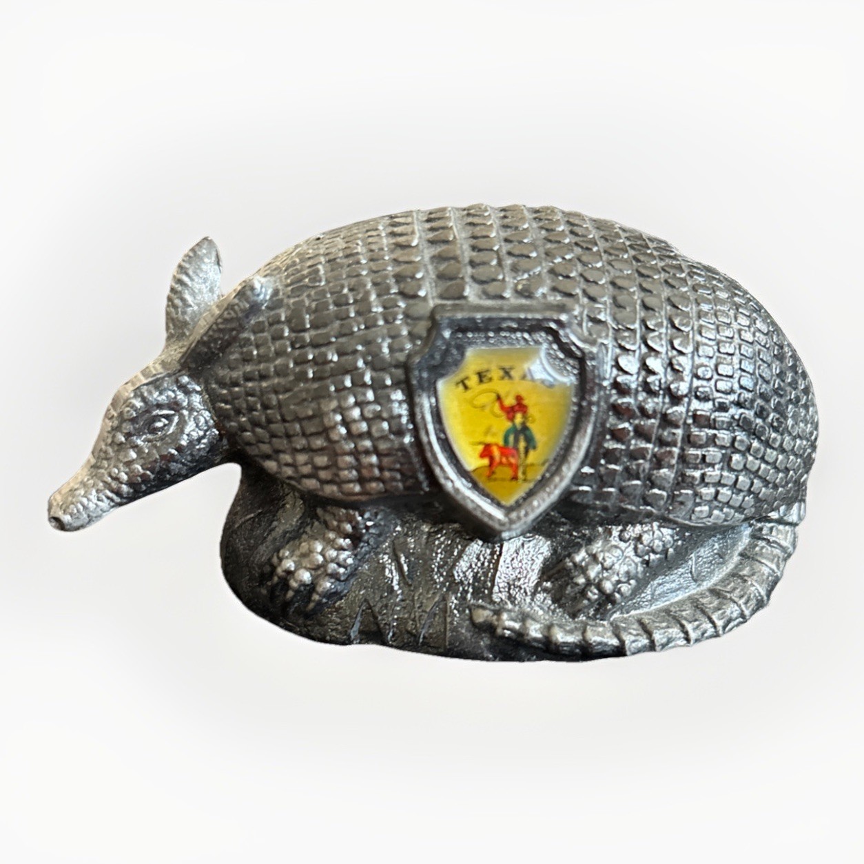 Vintage Texas Armadillo Metal Souvenir Collectible Desk Accessory Gift Vintage Texas Armadillo Metal Souvenir Collectible Desk Accessory Gift