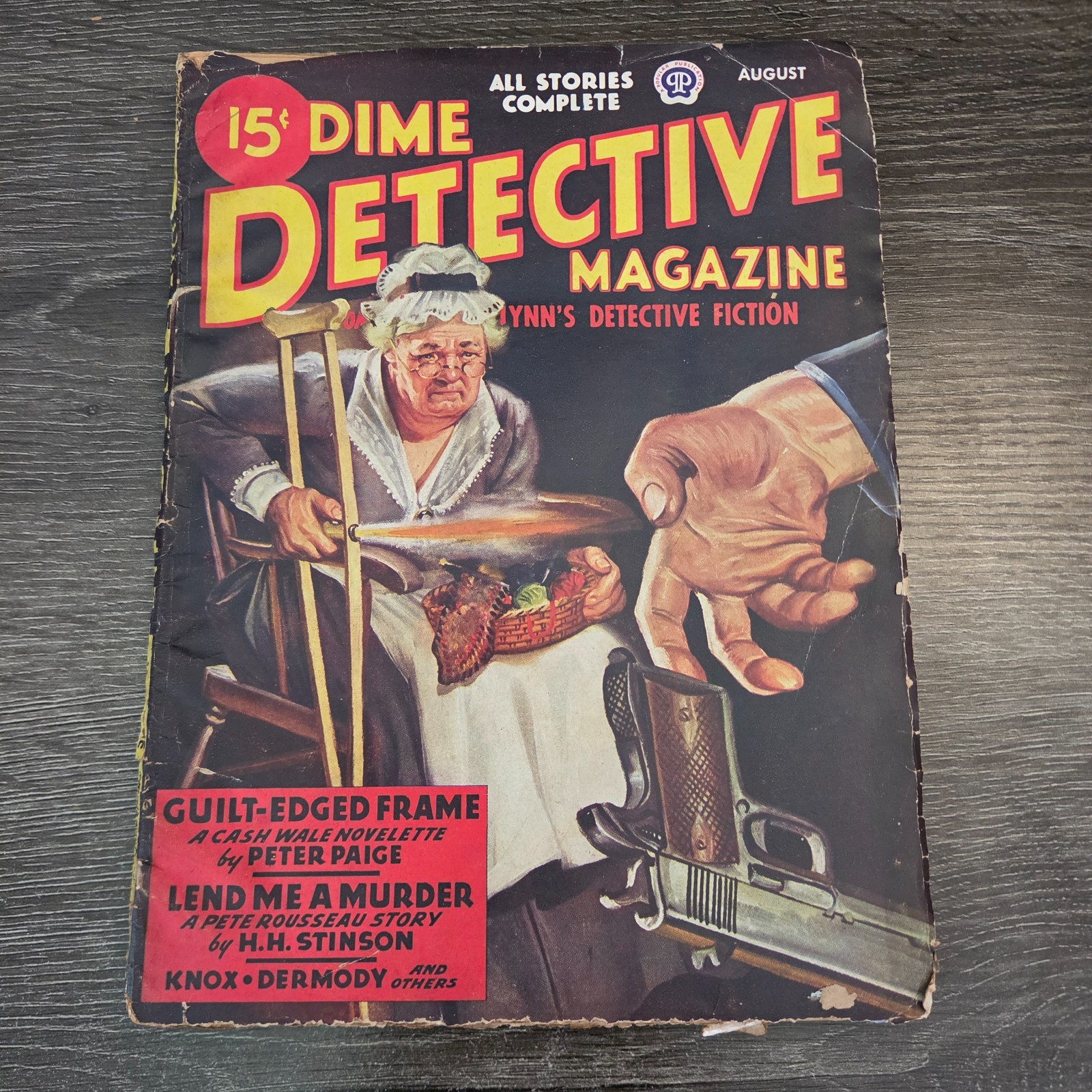 Pulp: Dime Detective Magazine Vol 52 No. 1 Flynn's Detective Fiction Vintage