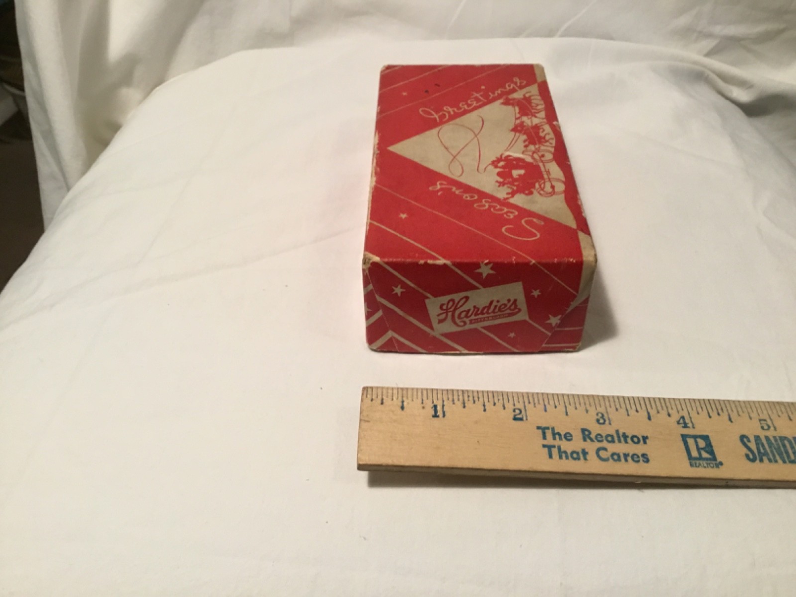 Vintage Hardie's Pittsburgh Candy Box Christmas Sleigh Reindeer 1930's - 1940's Vintage Hardie's Pittsburgh Candy Box Christmas Sleigh Reindeer 1930's - 1940's
