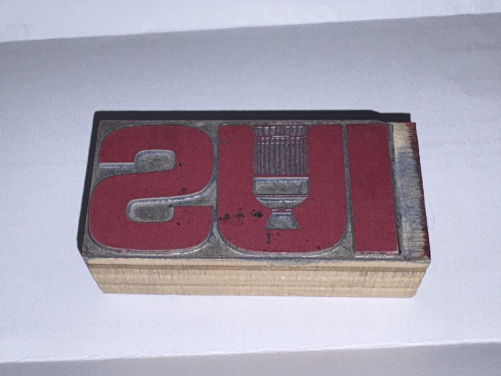 Vintage Rubber Stamp from Boeing/USAF IUS Inertial Upper Stage Project
