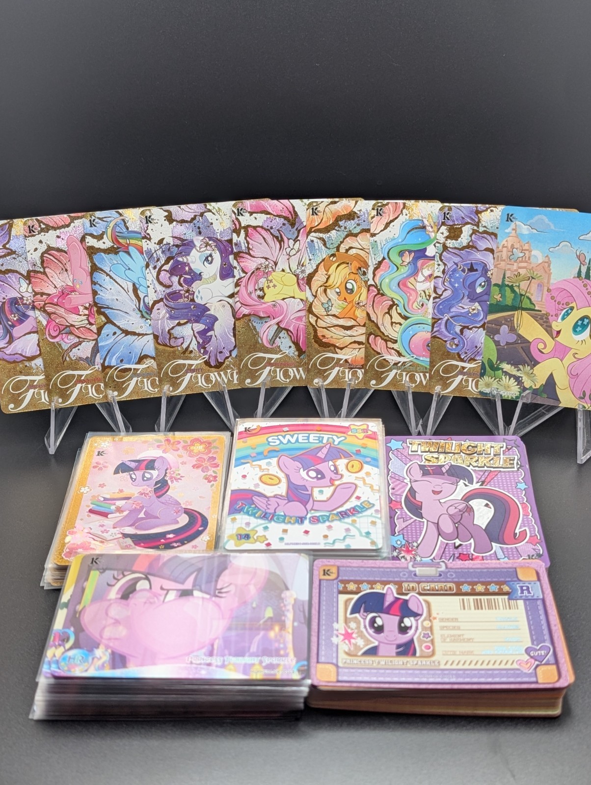 Kayou My Little Pony Moon 4 English SGR, LSR, UR, SSR, SR, HR & R (146 Card Set) Kayou My Little Pony Moon 4 English SGR, LSR, UR, SSR, SR, HR & R (146 Card Set)