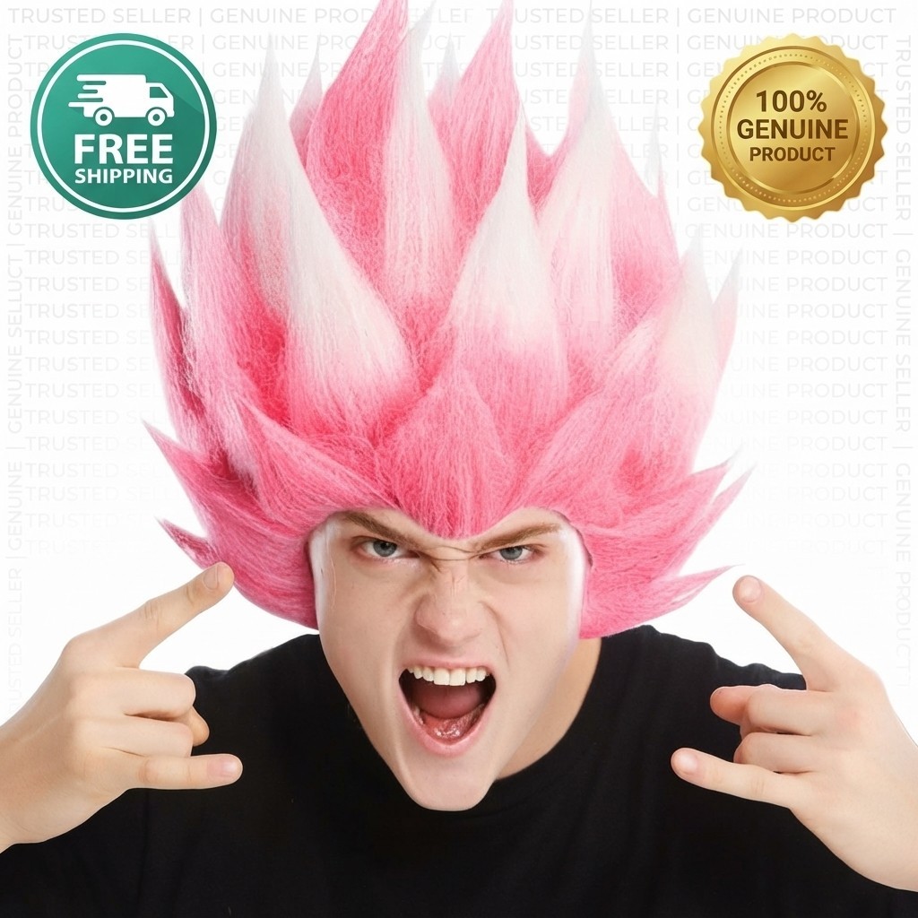 Pink White Anime Cosplay Wig Fluffy Curly Synthetic Party Wear Wig Same Day πβ
Pink White Anime Cosplay Wig Fluffy Curly Synthetic Party Wear Wig Same Day πβ