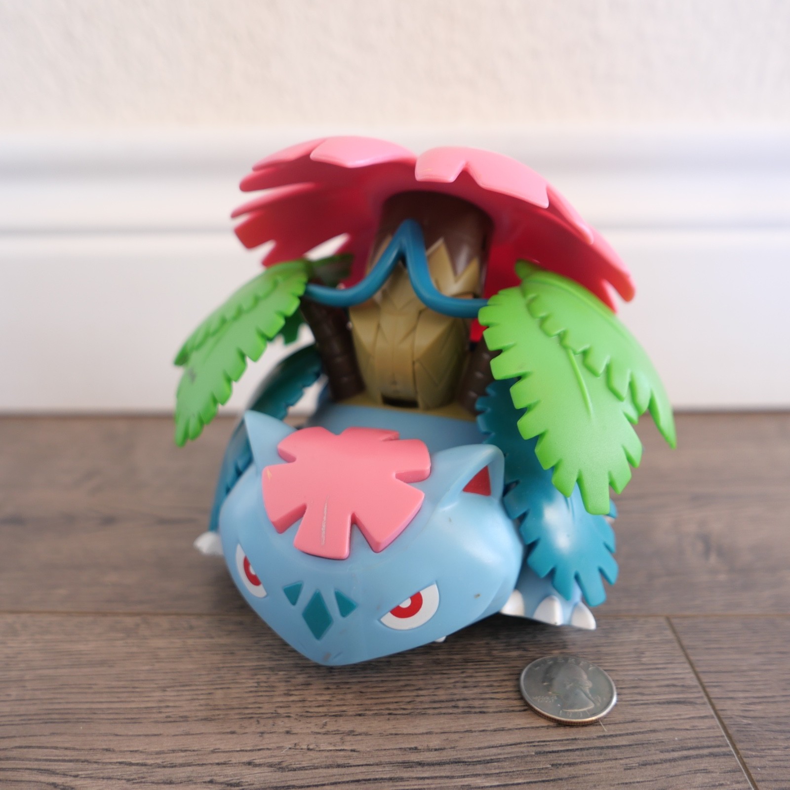 Pokémon 2015 Poseable Mega Venusaur Battle Attack Nintendo Tomy