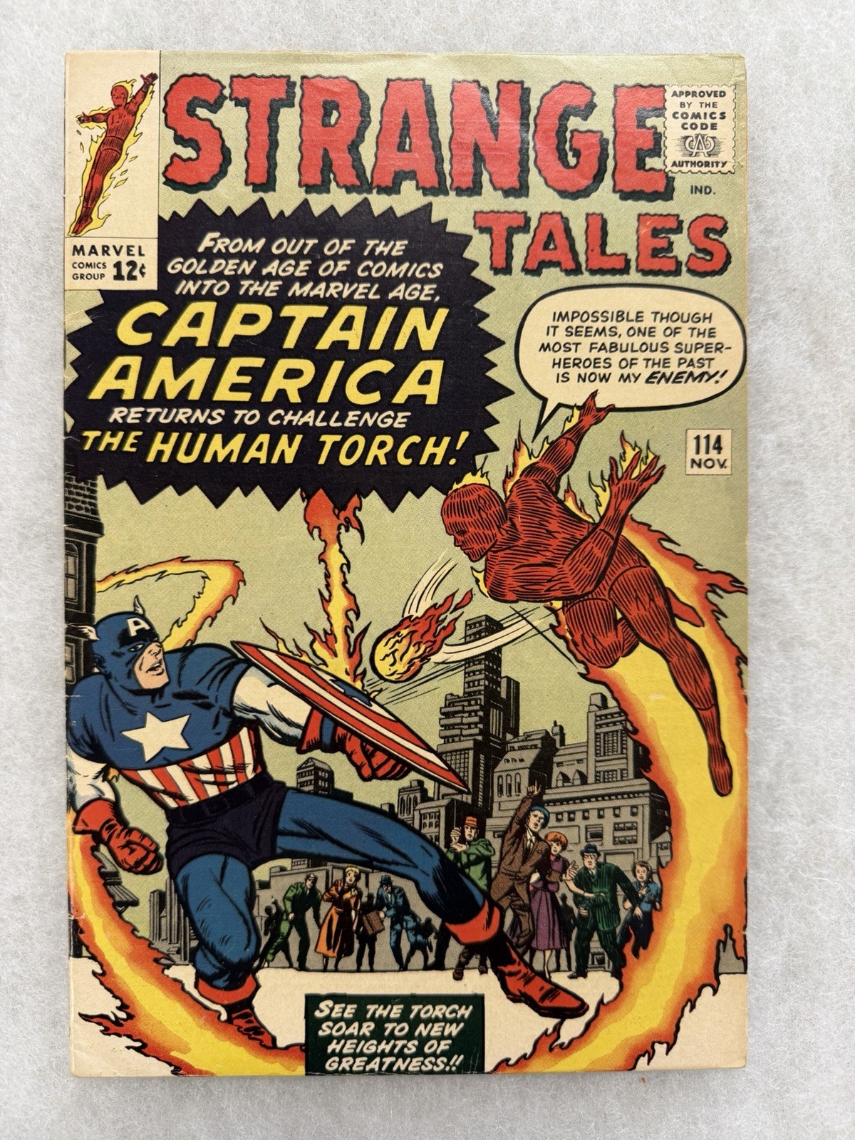 Strange Tales #114 Marvel 1963 VG/FN - FN- Strange Tales #114 Marvel 1963 VG/FN - FN-