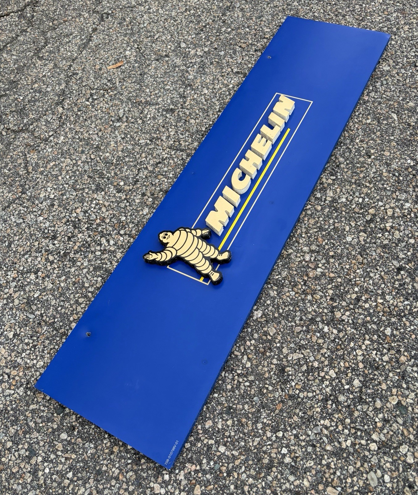 RARE Vintage 1980’s Michelin Tires Bib Michelin Man 3D Raised Letters 36” Sign