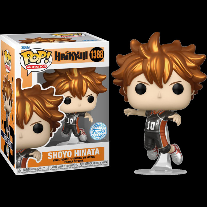 IN HAND** SPECIAL EDITION EXCLUSIVE Funko Pop Haikyu - Shoyo Hinata Metallic
