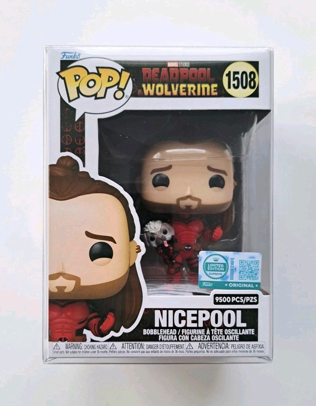 Funko Pop Marvel: Deadpool & Wolverine - Nicepool #1508 (Target Exc 9500) NIB Funko Pop Marvel: Deadpool & Wolverine - Nicepool #1508 (Target Exc 9500) NIB