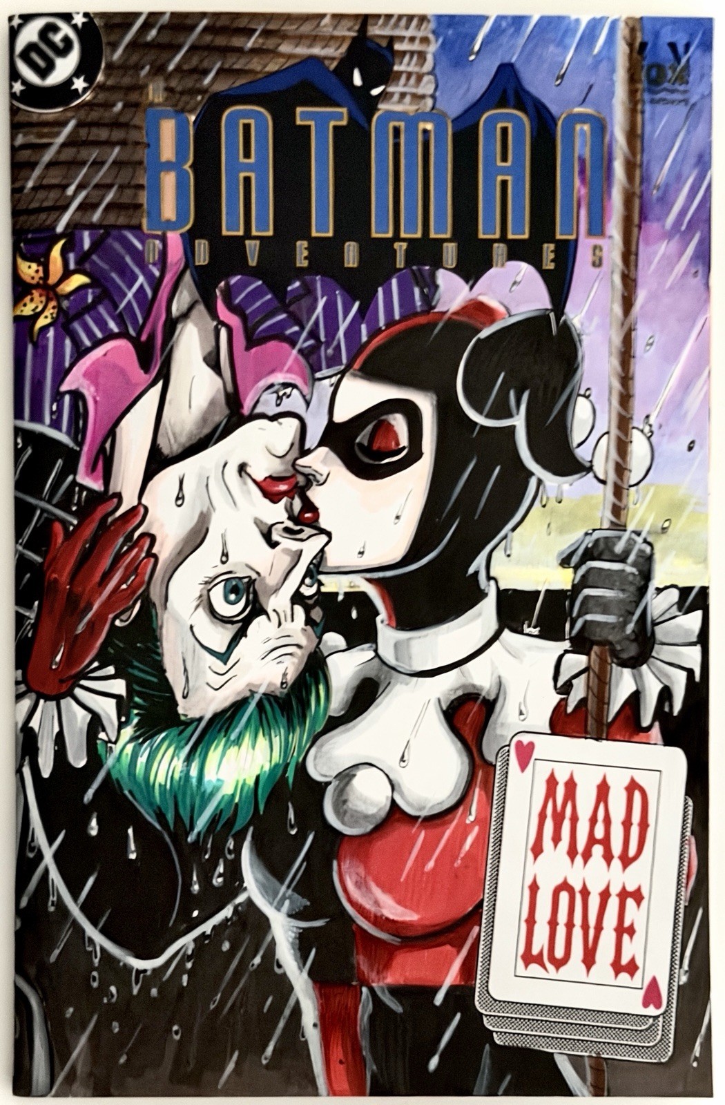 Batman Mad Love - Blank Sketch Variant w/2-Cvr Original Art by Jamie Warner Batman Mad Love - Blank Sketch Variant w/2-Cvr Original Art by Jamie Warner