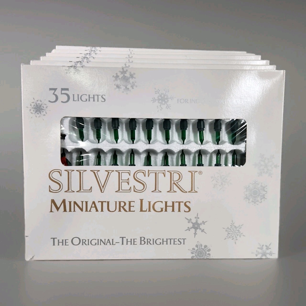 6 Sets Vintage Christmas Green Silvestri 35 Mini Lights NIB 6 Sets Vintage Christmas Green Silvestri 35 Mini Lights NIB