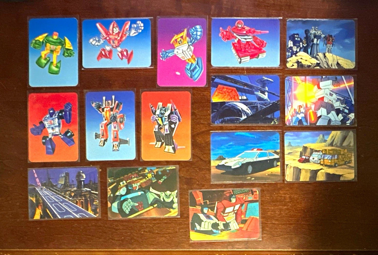 1985 Hasbro Transformers Series 1 Trading Card Lot of 15 Vintage The Movie