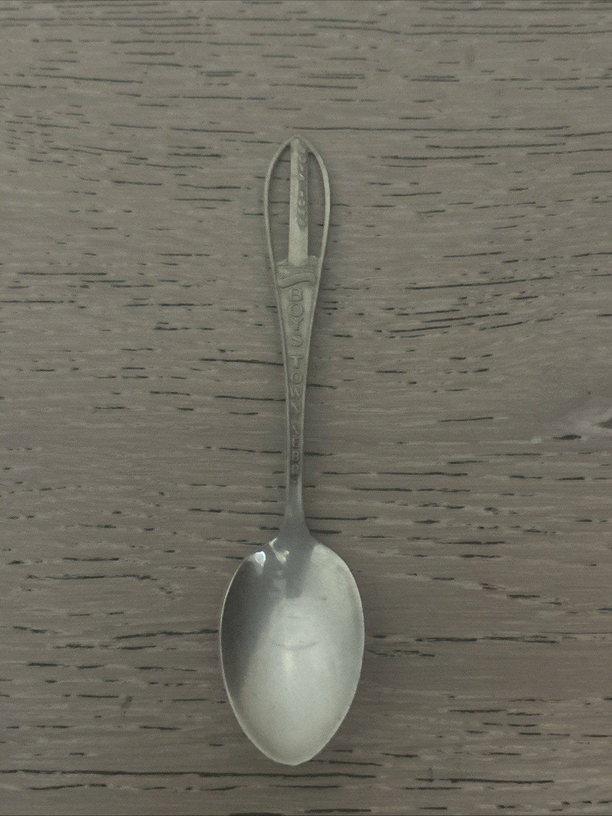 Vintage Souvenir Spoon US Collectible Entrance Boys Town Nebraska