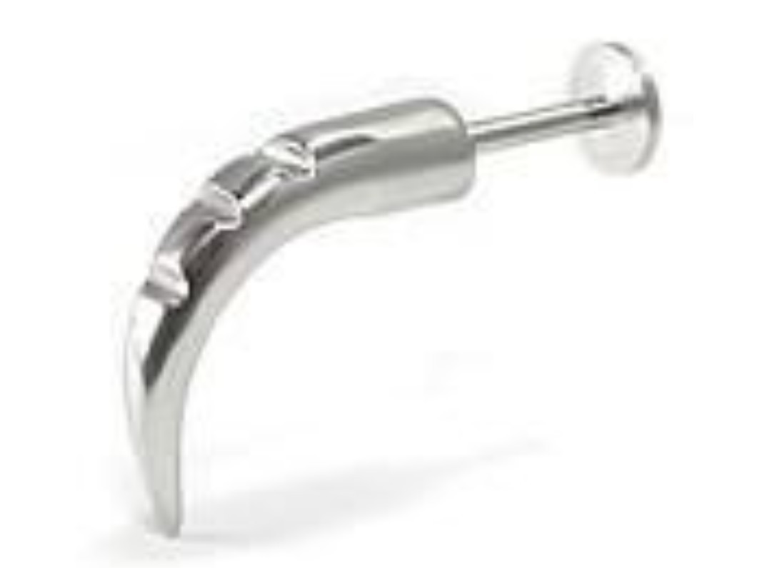 14g 5/16 One Inch Curved Notched Talon Lip Chin Ear Ring Surgical Steel 316L Hot
