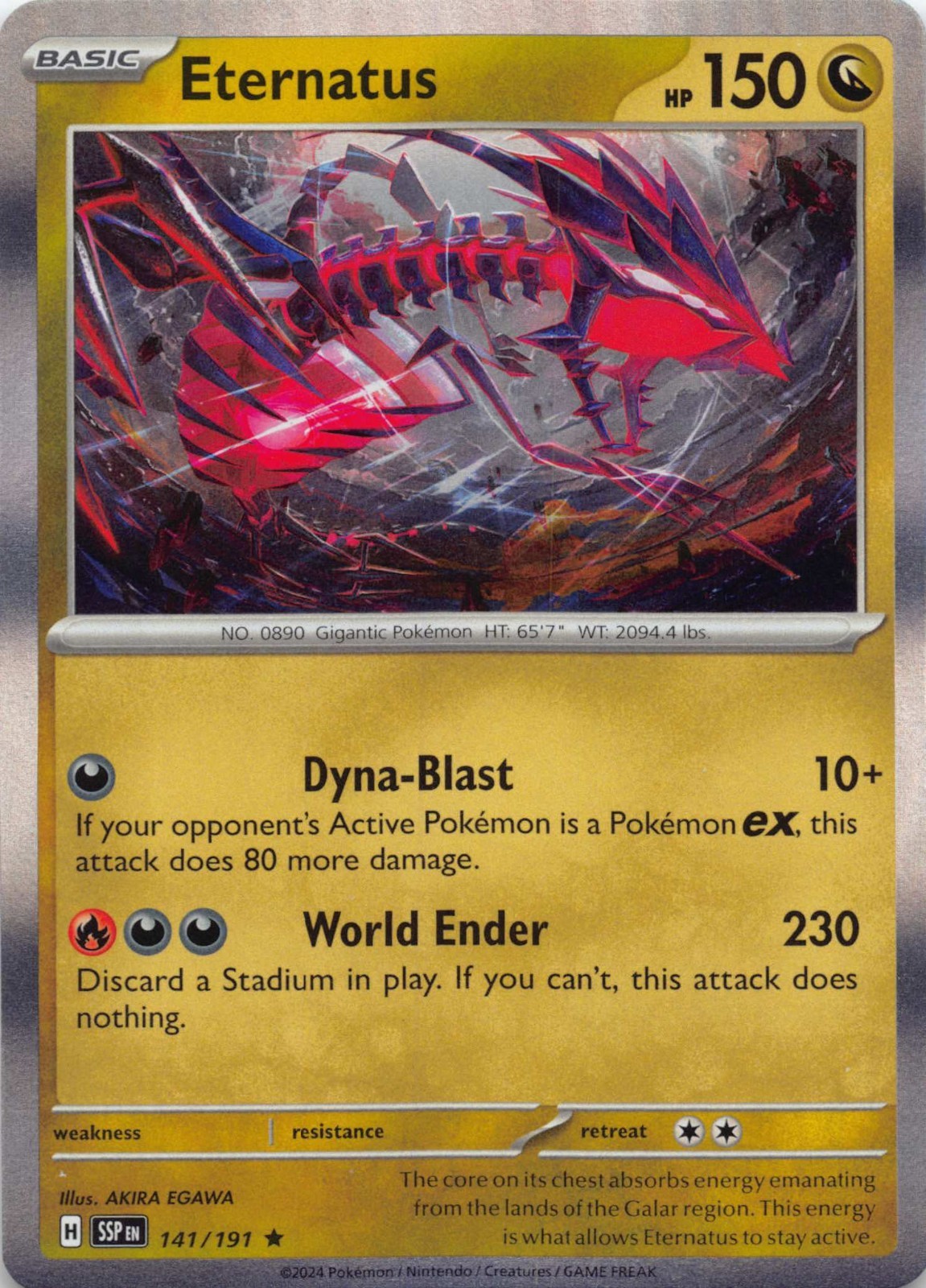 Eternatus 141/191 Holo NM