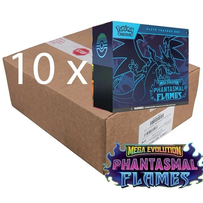 Pokemon - Phantasmal Flames ELITE TRAINER BOX UNSEALED CASE ( 10 ETB \'s) Pokemon - Phantasmal Flames ELITE TRAINER BOX UNSEALED CASE ( 10 ETB \'s)