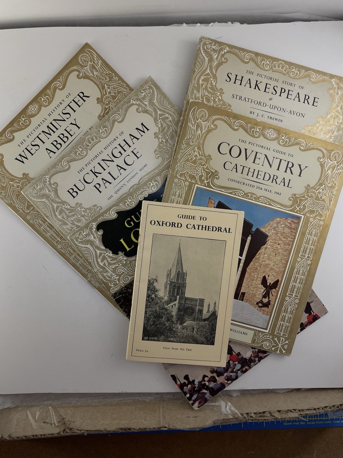 Vintage Lot(5) 1962 London England Travel Guide Booklets + (1) Tour Guide 1958