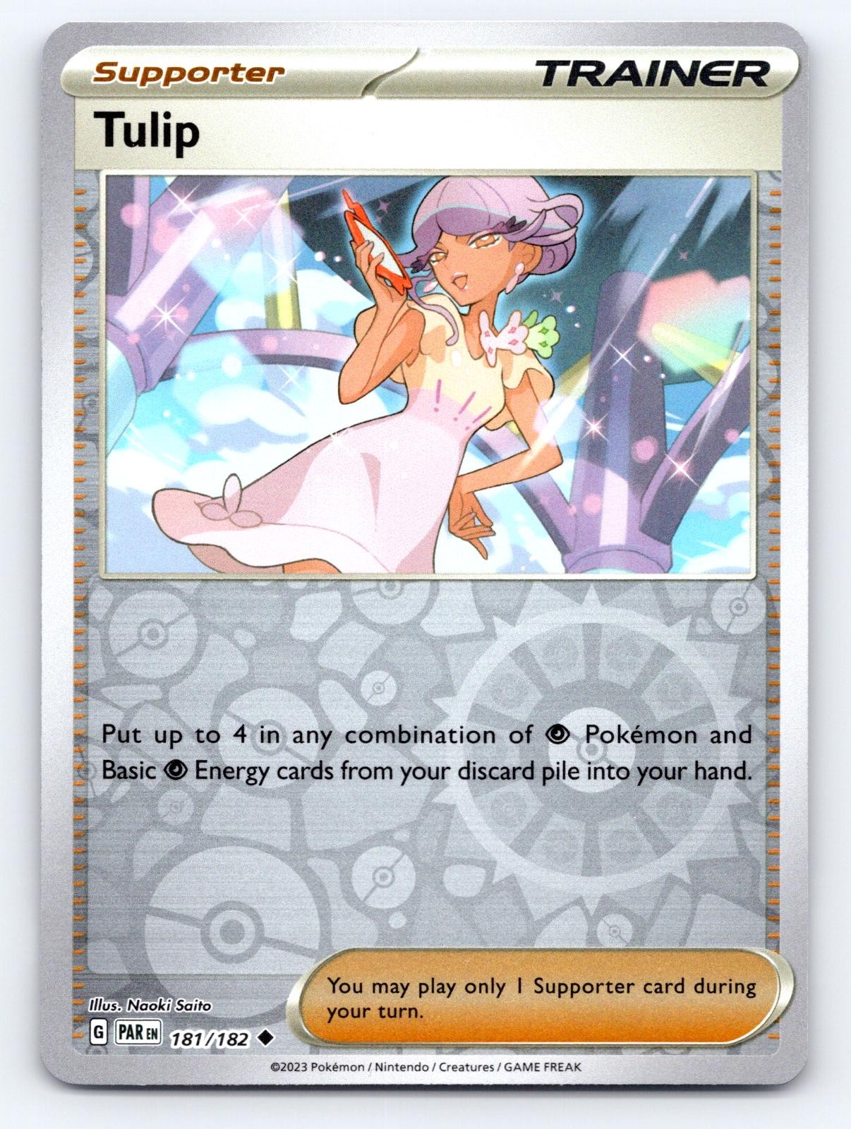 Tulip 181/182 Uncommon Paradox Rift Pokemon Reverse Holo Near Mint