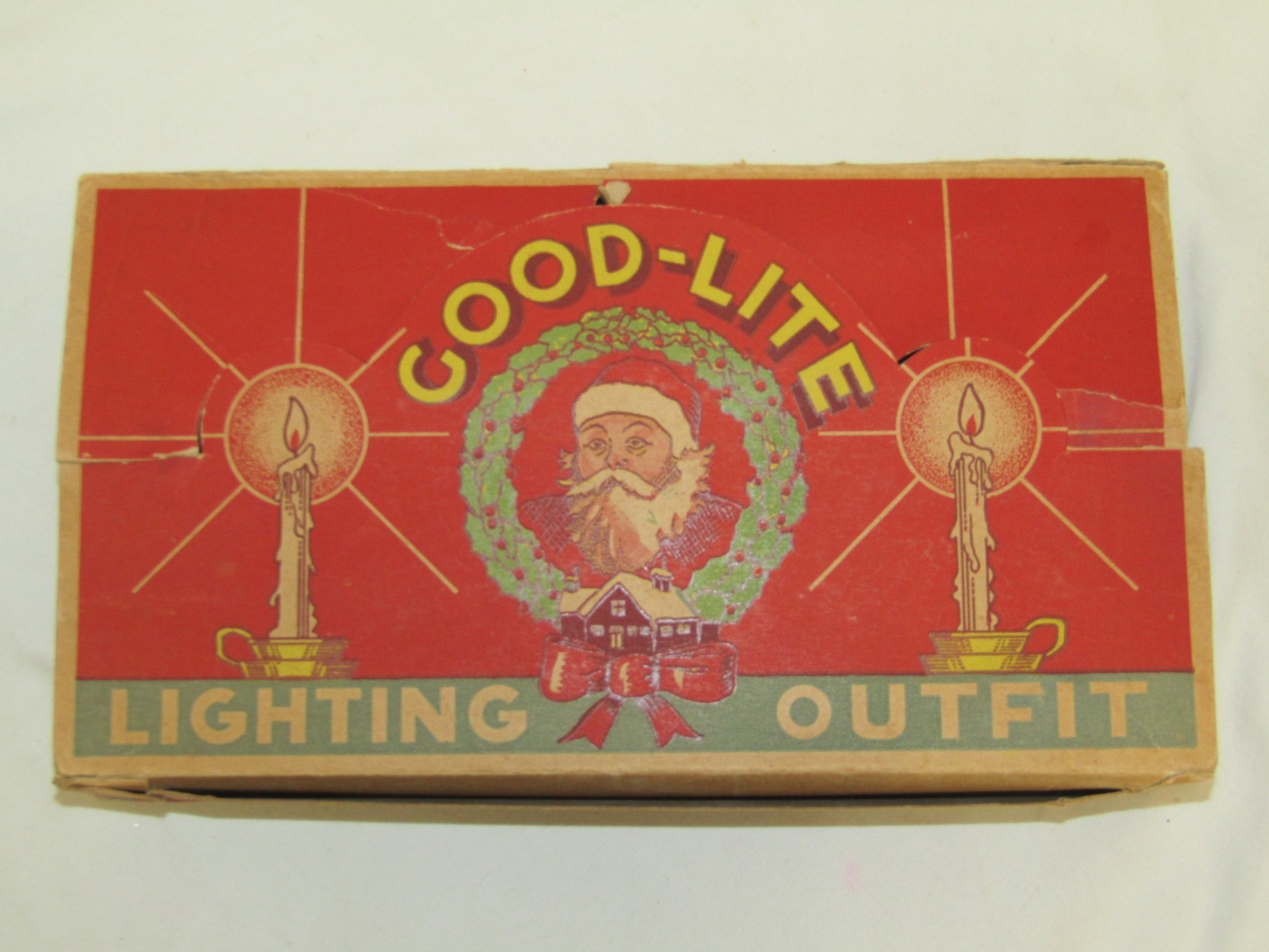 Good Lite C6 GE Mazda Box Christmas Light Antique Tested Non-Working 1930's
