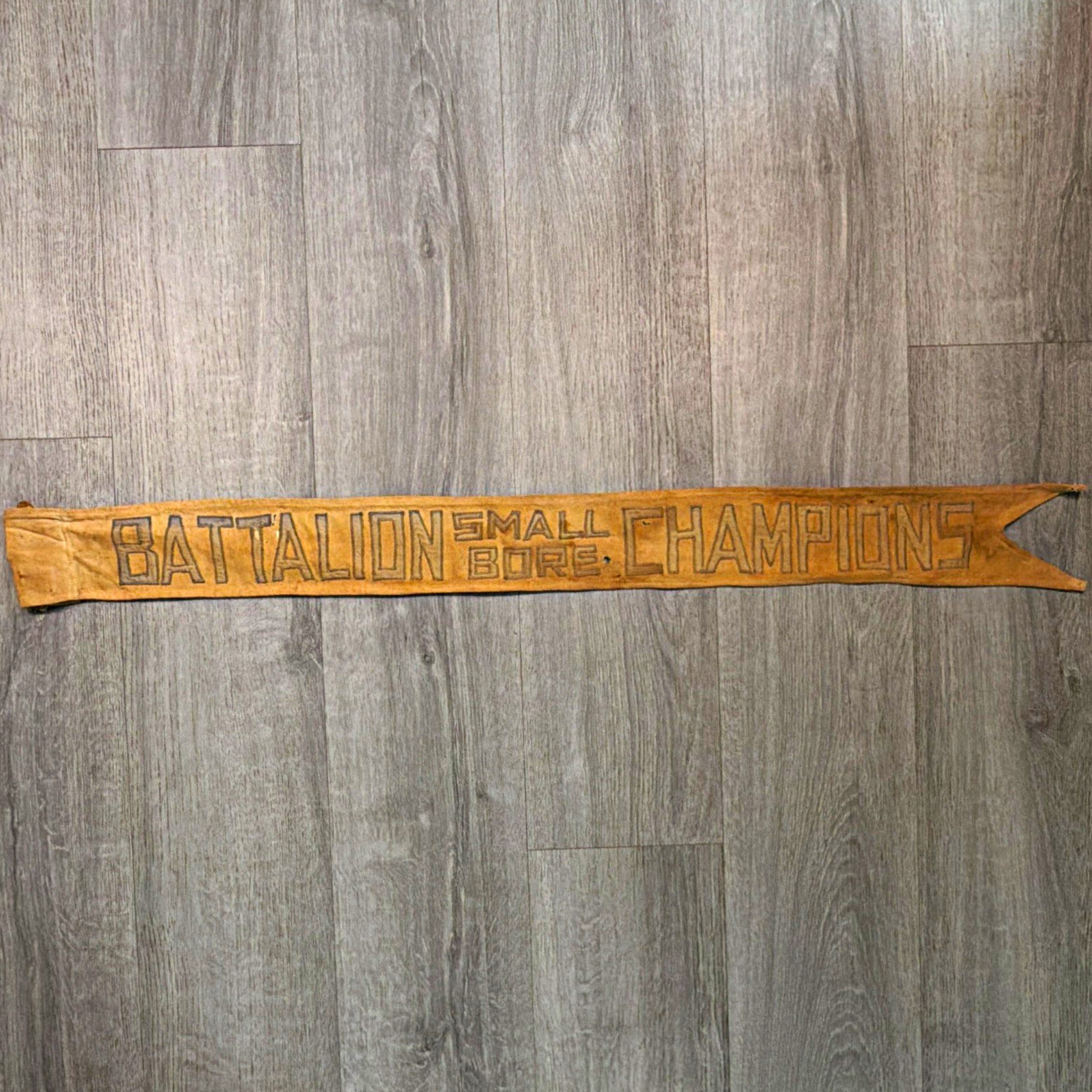Vintage Pennant Flag - Battalion Small Bore Champions