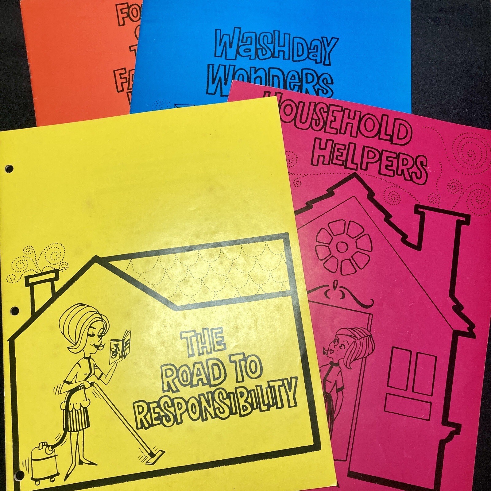 Vintage 1960s Teacher Film Strip Guides Laundry, Housekeeping, Cleaning Products Vintage 1960s Teacher Film Strip Guides Laundry, Housekeeping, Cleaning Products