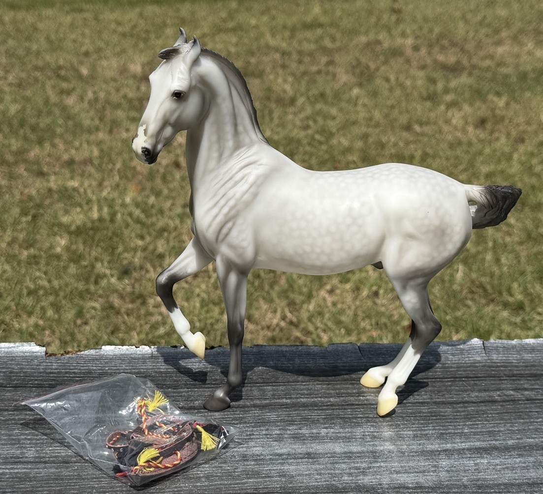 Breyer Rajah 2014 Collector Club Web Special Marwari Horse with Tack ~Some Flaws