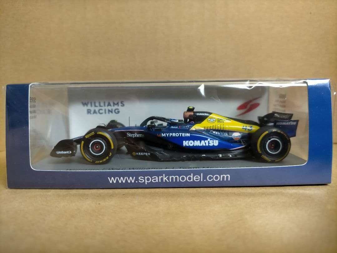 SPARK 1/43 Williams Mercedes F1 FW46 Colapinto #43 2024 Mexico GP Model