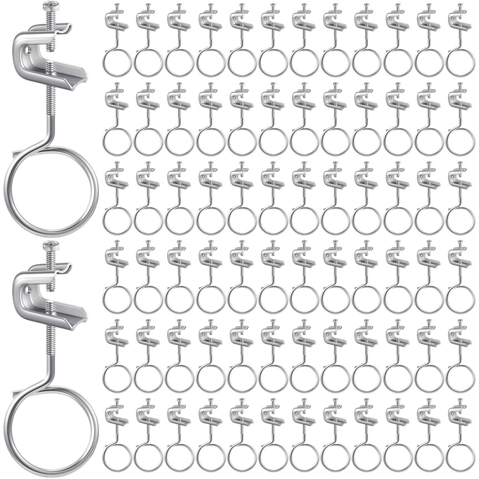 50 Set 1/4x20 Beam Clamp Steel C Clamps Screws 50 Set 1/4x20 Beam Clamp Steel C Clamps Screws