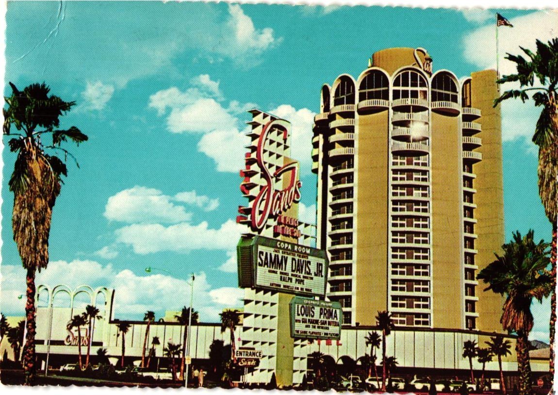 Vintage Sands Hotel in Las Vegas Nevada Postcard Vintage Sands Hotel in Las Vegas Nevada Postcard