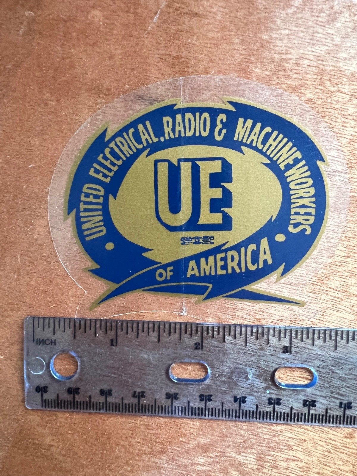 VTG UE United Electrical Workers Union Labor Sticker