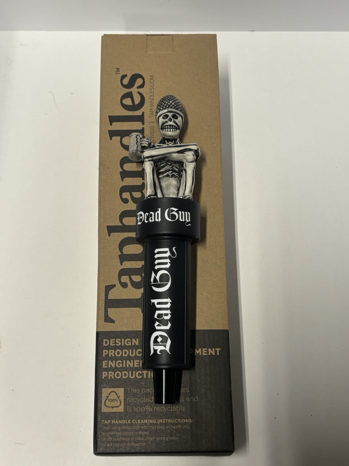 New In Box Rogue Dead Guy Ale Skeleton Tall Craft Beer Bar Tap Handle New In Box Rogue Dead Guy Ale Skeleton Tall Craft Beer Bar Tap Handle