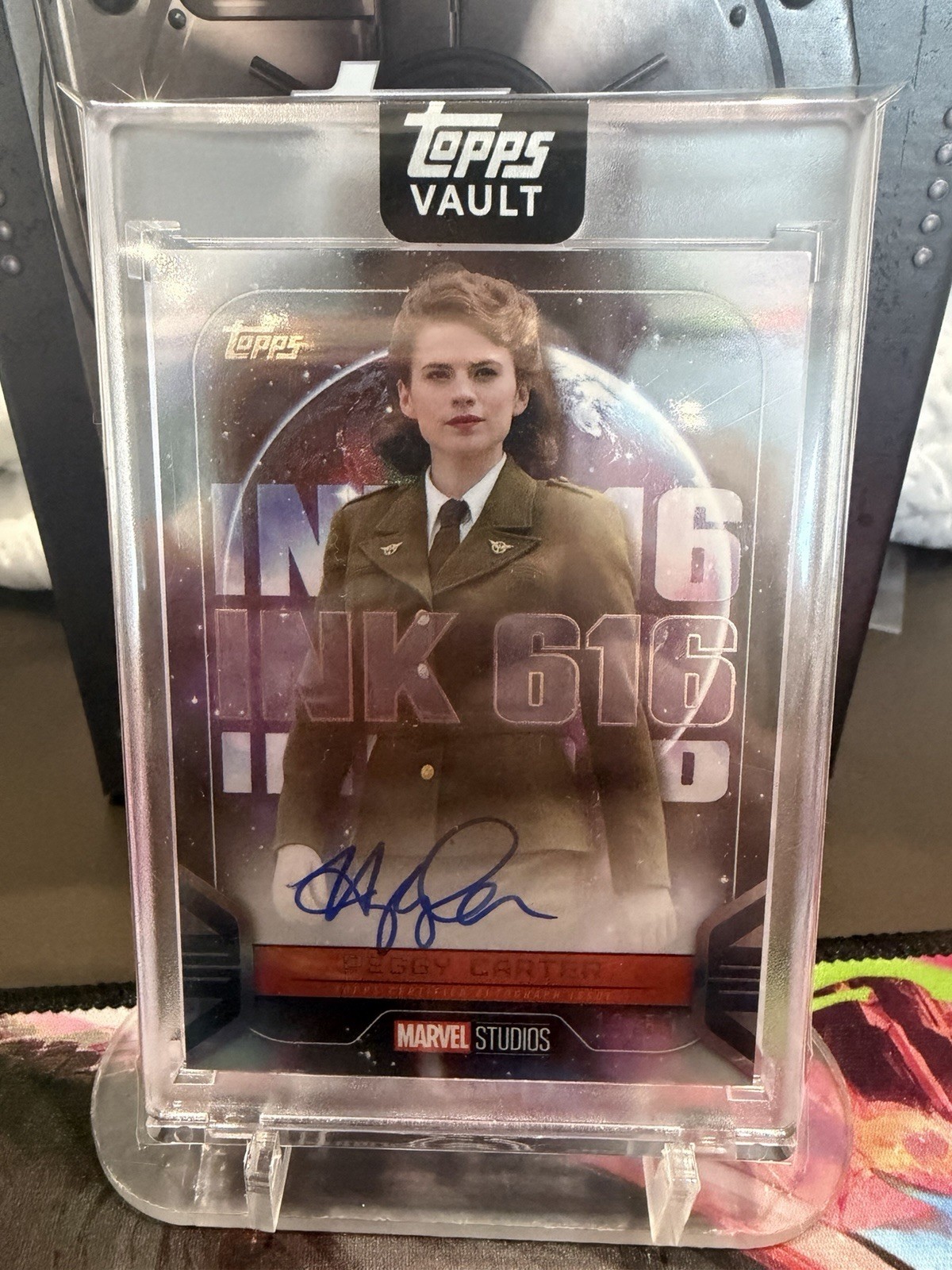 Topps 2026 Marvel Vault Captain America First Avenger INK-616 Auto /50