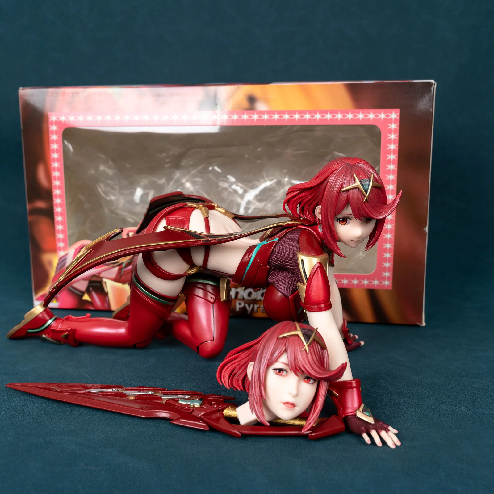 Xenoblade Chronicles 2 Pyra Homura 1/4 PVC Anime Girl GK Statue New Collectible