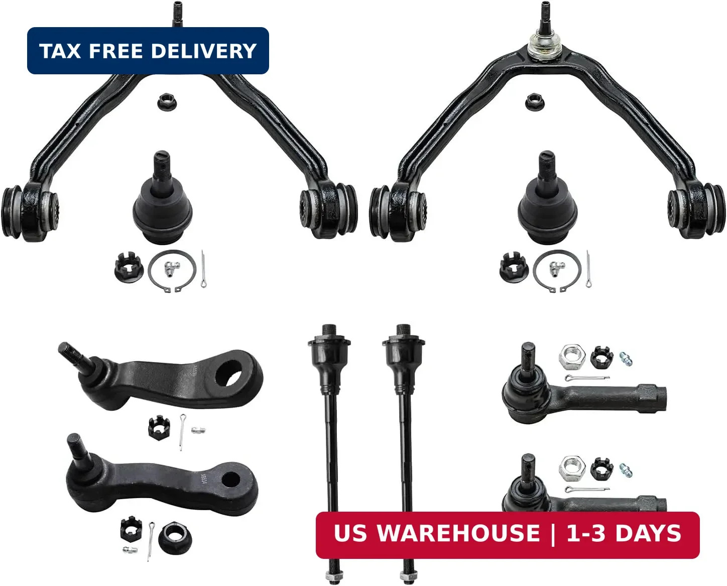 10pc Front End Suspension Kit for 1999-2006 Silverado 1500