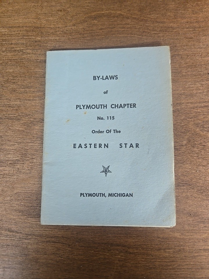 By-Laws of Plymouth Chapter Order Of The Eastrrn Star  No. 115